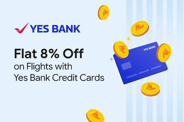 Flat 8% Off with Yes Bank Credit Card